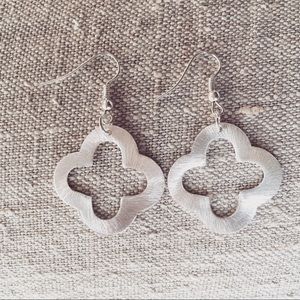 Silver Clover Earrings